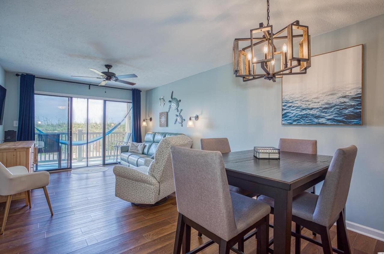 Beautiful Beachfront-Oceanfront First Floor 2Br 2Ba Condo In Cherry Grove, North Myrtle Beach! Renovated With A Fully Equipped Kitchen, 3 Separate Beds, Pool, Private Patio & Steps To The Sand! Екстериор снимка