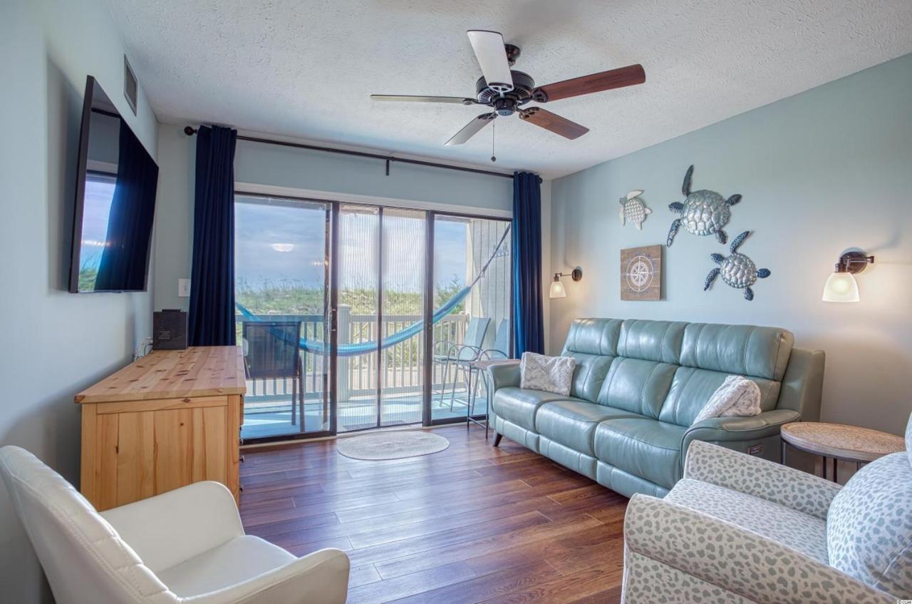 Beautiful Beachfront-Oceanfront First Floor 2Br 2Ba Condo In Cherry Grove, North Myrtle Beach! Renovated With A Fully Equipped Kitchen, 3 Separate Beds, Pool, Private Patio & Steps To The Sand! Екстериор снимка